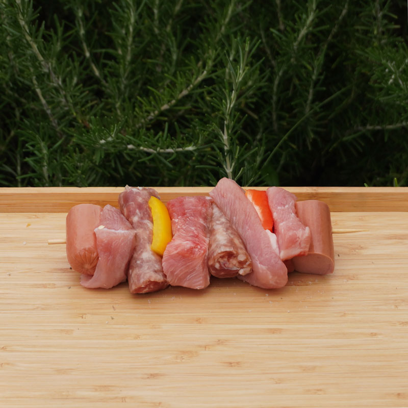Spiedino di Carne e Verdure